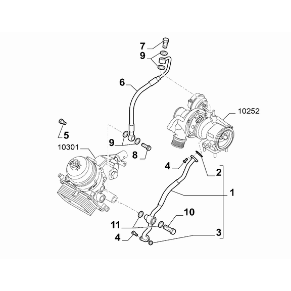 Jeep Renegade 2015-Present Lubrication System Union