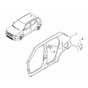 Jeep Wrangler 2018-Present Front Bumper And Fascia Nut