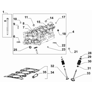 Jeep Wrangler 2018-Present Crankshaft, Piston, Drive Plate, Flywheel, And Damper Bearing