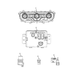 Jeep Renegade 2015-Present Ventilation And Heating Electronic Control Unit