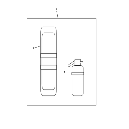 Jeep Wrangler 2018-Present Emergency Kit Adhesive Label