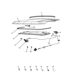 Jeep Grand Cherokee 2021-Present Hood And Hood Release Rubber Weather_Strip