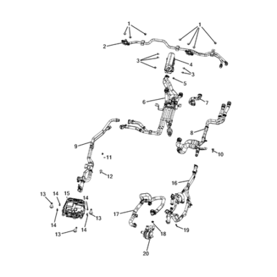 Jeep Wrangler 2018-Present Battery Cooling Thermostatic Valve