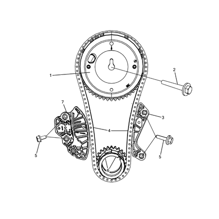 Jeep Grand Cherokee 2011-2020 Timing Belt/Chain And Cover And Balance Shaft Screw