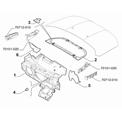 Jeep Renegade 2015-Present Insulation And Padding Lining