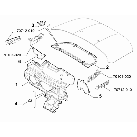 Jeep Renegade 2015-Present Insulation And Padding Button