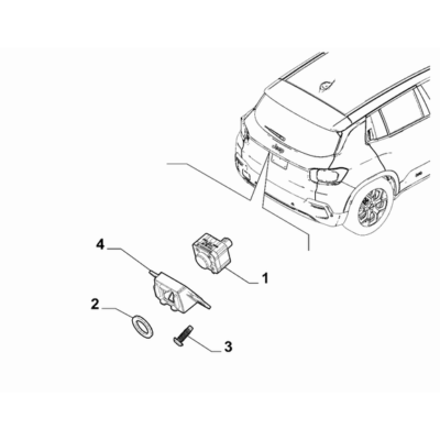 Jeep Avenger 2023-Present Signalling Devices Camera