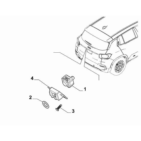 Jeep Avenger 2023-Present Signalling Devices Seal