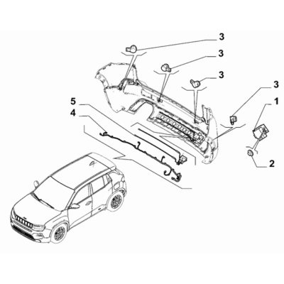 Jeep Avenger 2023-Present Signalling Devices Sensor