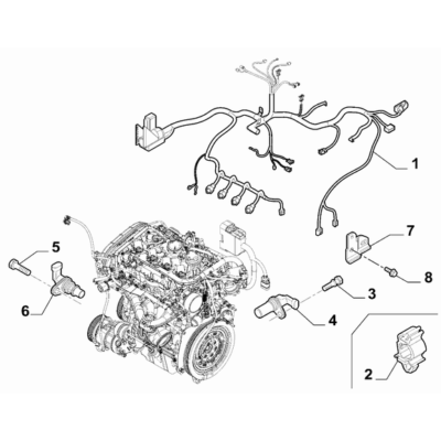 Jeep Renegade 2015-Present Fuel Injection System Clip