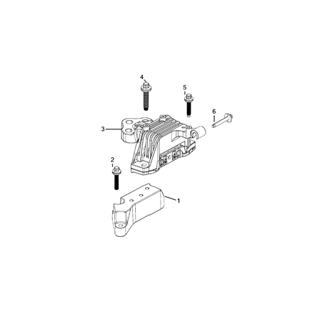 Jeep Cherokee 2014-2018 Engine Mounting Lining