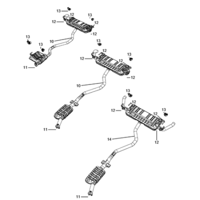 Jeep Grand Cherokee 2021-Present Exhaust System Bracket