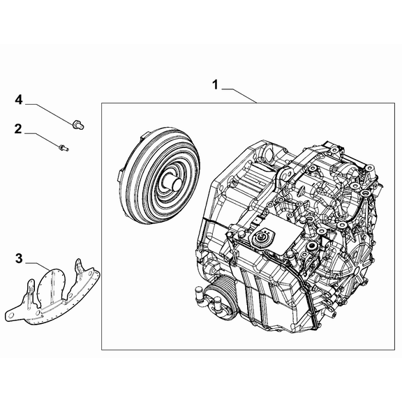 Jeep Renegade 2015-Present Automatic Gears Screw