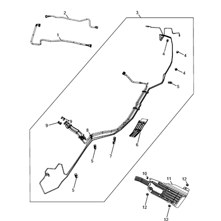 Jeep Grand Cherokee 2011-2020 Fuel Lines Clip