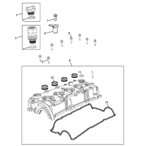 Jeep Renegade 2015-Present Connecting Rods And Pistons Piston +0.1