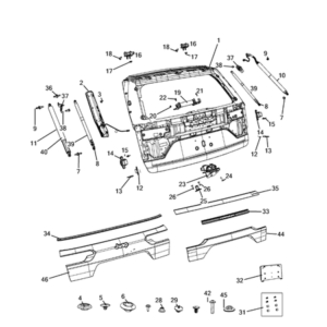 Jeep Grand Cherokee 2021-Present Liftgates And Tailgates Bracket