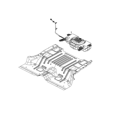 Jeep Wrangler 2018-Present Radio, Antenna, Speakers, Dvd, And Video Systems Loud Speaker