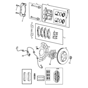 Jeep Wrangler 2018-Present Hydraulic Pipe