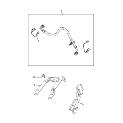 Jeep Grand Cherokee 2021-Present Fuel Lines And Tubes Clip