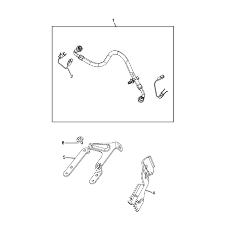 Jeep Grand Cherokee 2021-Present Fuel Lines And Tubes Clamping Kit