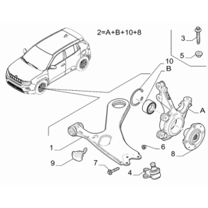 Jeep Avenger 2023-Present Front Suspension Boot