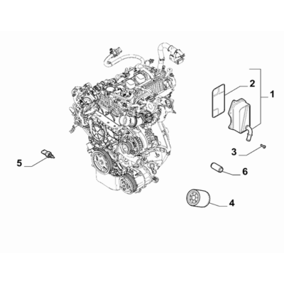 Jeep Renegade 2015-Present Lubrication System Screw