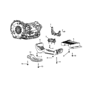 Jeep Wrangler 2018-Present Front Axle: Housing, Differential And Vent Pillar