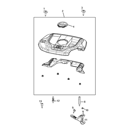 Jeep Grand Cherokee 2021-Present Engine Identification, Service Engines & Engine Service Kits Screw