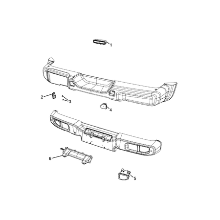 Jeep Wrangler 2018-Present Lamps, Interior And Exterior Nut