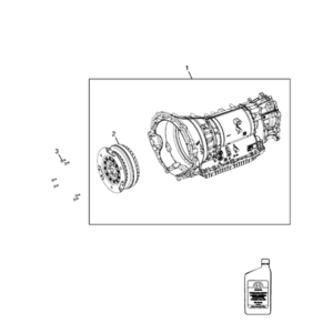 Jeep Wrangler 2018-Present Front Axle: Housing, Differential And Vent Bevel Gear/Pinionset