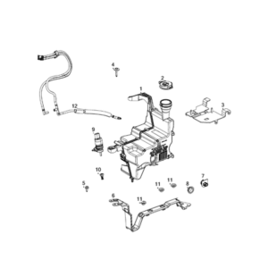 Jeep Avenger 2023-Present Bodyshell, Panels (Front Part) Screw