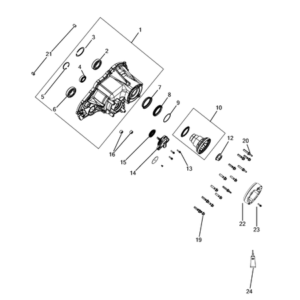 Jeep Grand Cherokee 2011-2020 Case, And Extension Flange