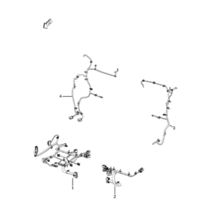 Jeep Wrangler 2018-Present Battery, Battery Tray And Cables Screw