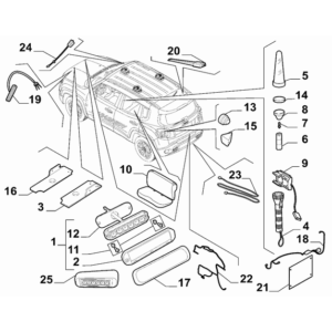 Jeep Renegade 2015-Present Additional Cables Assemblage Cable Harness