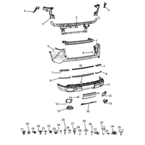 Jeep Avenger 2023-Present Back Door Pad