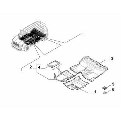 Jeep Renegade 2015-Present Passenger Side Mat Mat