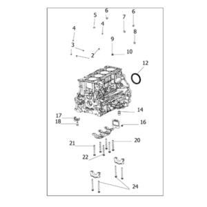 Jeep Renegade 2015-Present Crankcase And Cylinder Head Screw