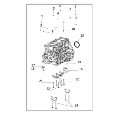 Jeep Renegade 2015-Present Crankcase And Cylinder Head Jet