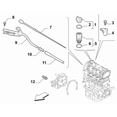 Jeep Renegade 2015-Present Lubrication System Seal Gasket