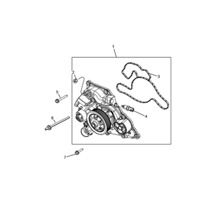 Jeep Grand Cherokee 2011-2020 Water Pump And Related Parts Screw