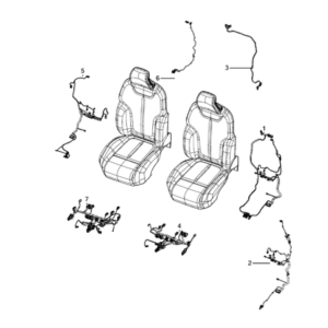 Jeep Renegade 2015-Present Additional Cables Assemblage Cable Harness