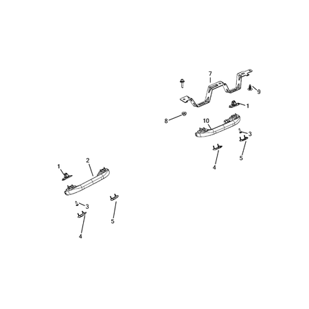 Jeep Grand Cherokee 2021-Present Headliners – Visors – Assist Straps Bracket