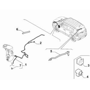 Jeep Avenger 2023-Present Bodyshell, Panels (Front Part) Screw