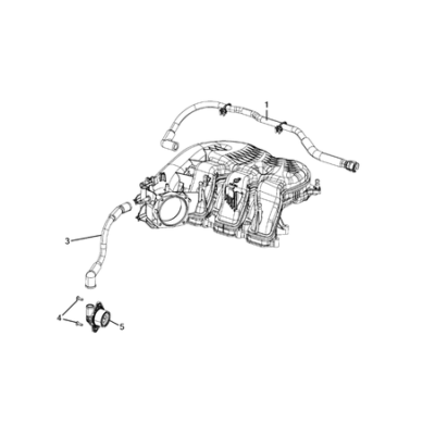 Jeep Cherokee 2014-2018 Crankcase Ventilation Hose