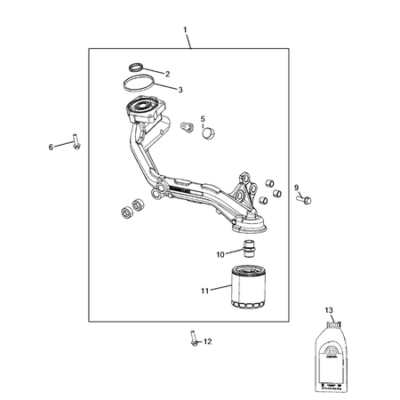 Jeep Grand Cherokee 2021-Present Engine Oiling, Oil Pan And Indicator (Dipstick) Adapter