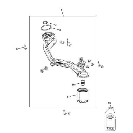 Jeep Grand Cherokee 2021-Present Engine Oiling, Oil Pan And Indicator (Dipstick) Screw