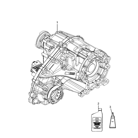 Jeep Grand Cherokee 2021-Present Transfer Case And Ptu Assembly Liquid