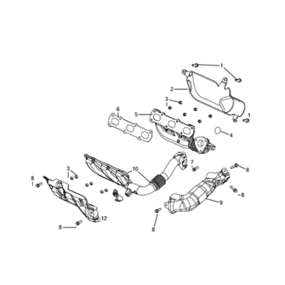 Jeep Wrangler 2018-Present Manifolds And Vacuum Fittings Screw