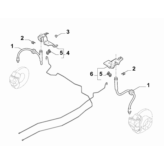 Jeep Renegade 2015-Present Hydraulic Brake System Screw And Washerassy