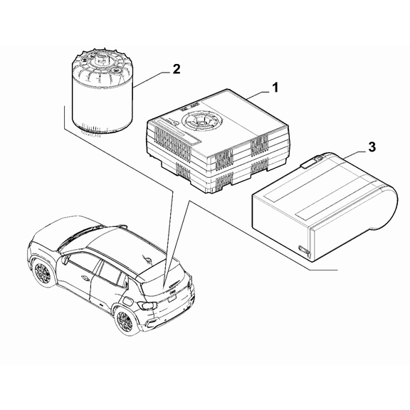 Jeep Avenger 2023-Present Tools Tool Bag